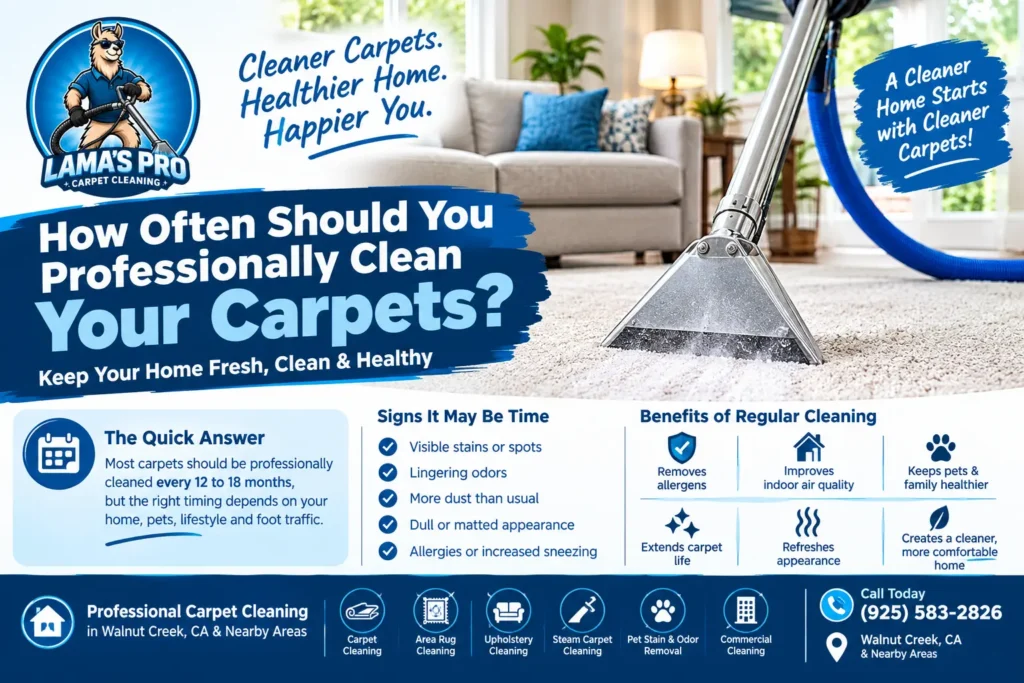 How Often Should You Professionally Clean Your Carpets