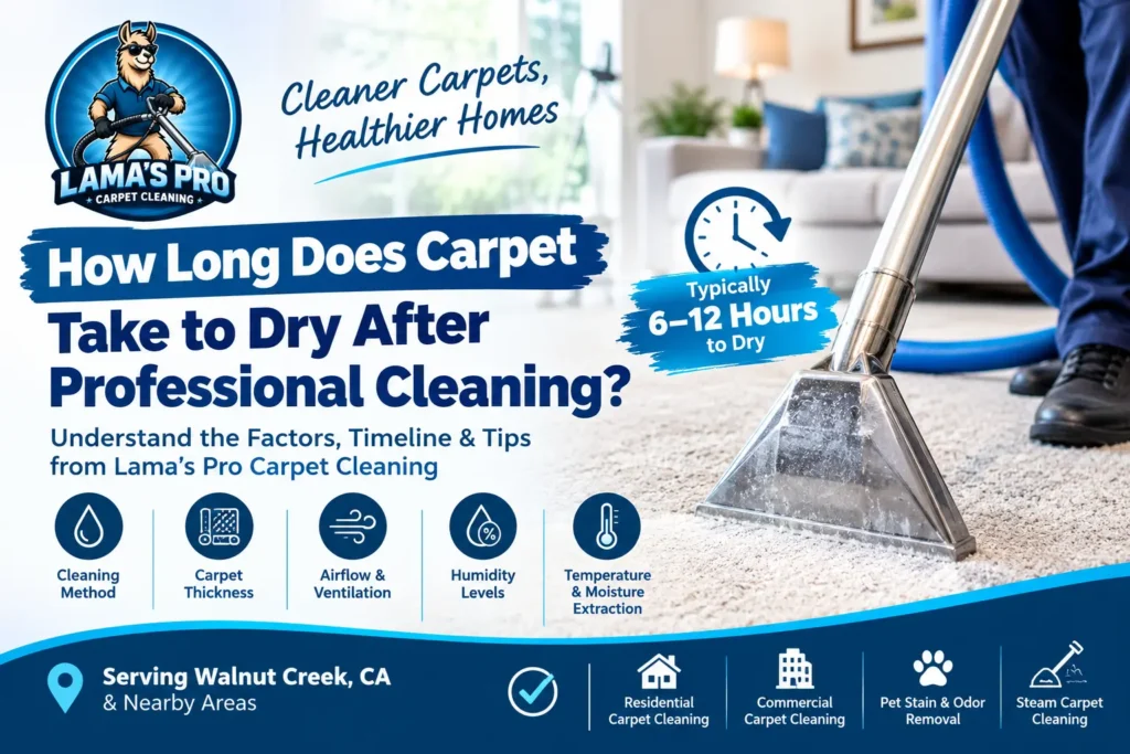 How Long Does Carpet Take to Dry After Professional Cleaning