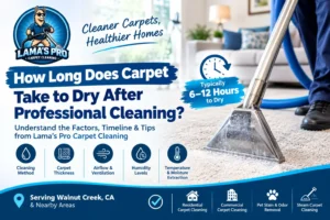 How Long Does Carpet Take to Dry After Professional Cleaning