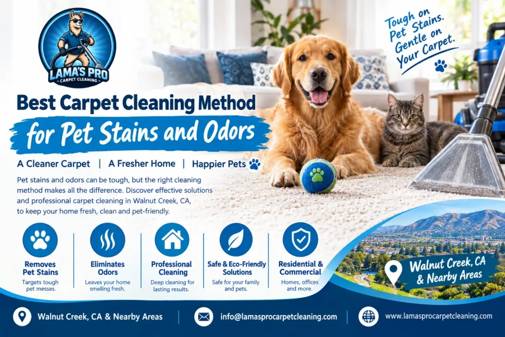 Best Carpet Cleaning Method for Pet Stains and Odors