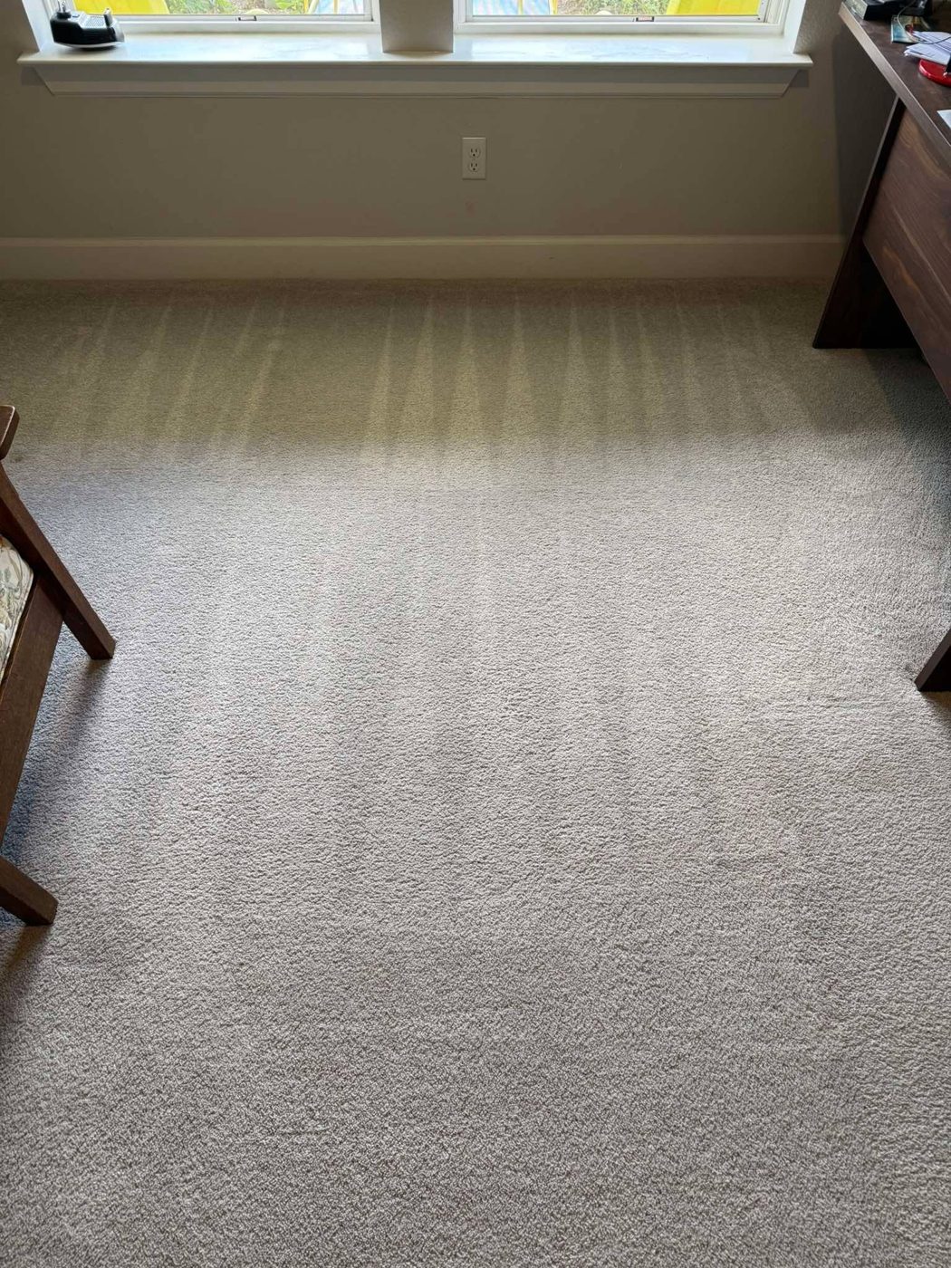 Home office carpet cleaned by Lama's Pro Carpet Cleaning in Walnut Creek